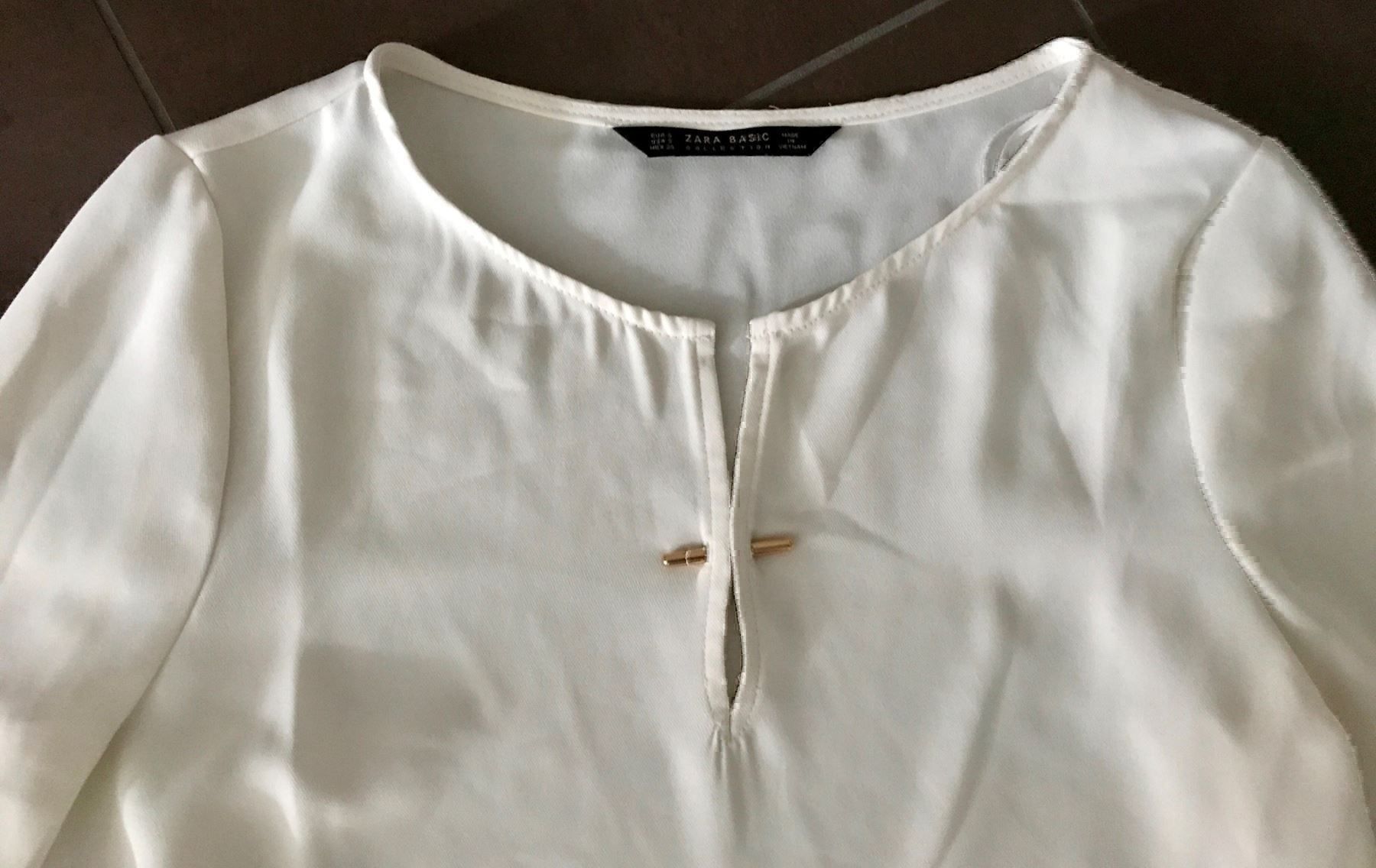 Zara Blusen: Damenbluse Crèmeweiss / Grösse S / Zara – Gebraucht aus Hergiswil NW von Labello01 2
