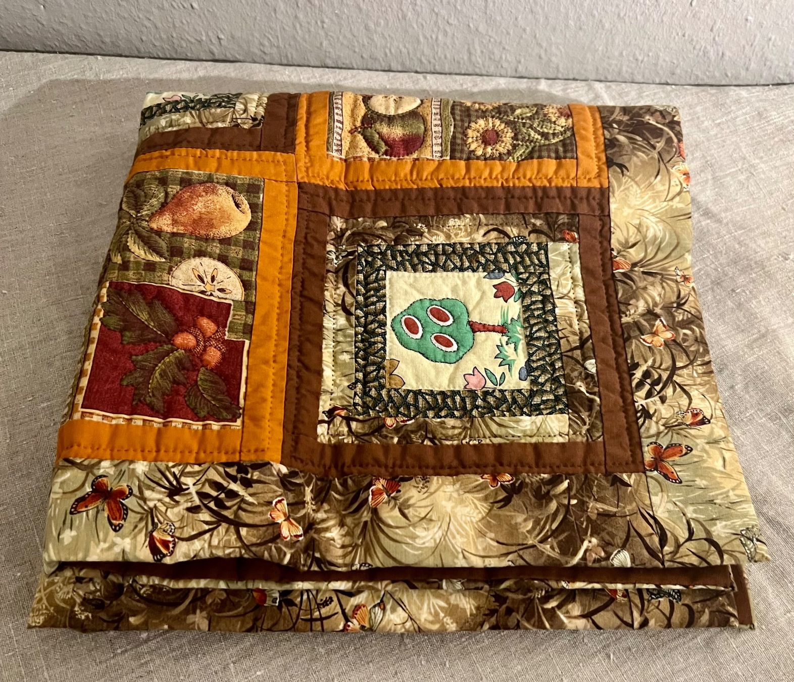 Coperte: Petite couverture pour bébé, vintage, patchwork, coton – Usato da Genève venduto da DELIRBEADS 9