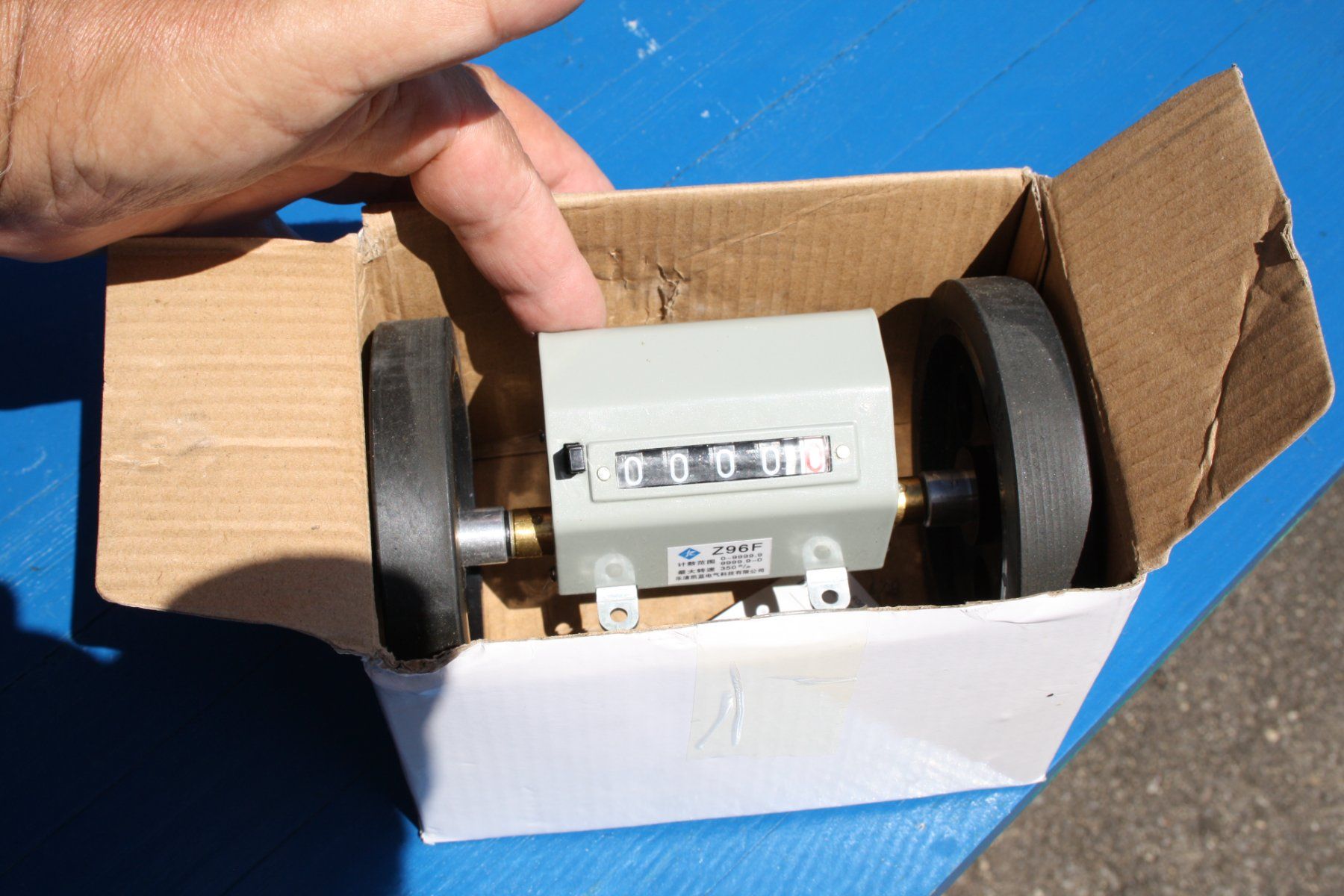 Messen: LÄNGENZÄHLER MIT MESSRAD ROLLENZÄHLER METER – Gebraucht aus Wauwil von Pneuedy 8