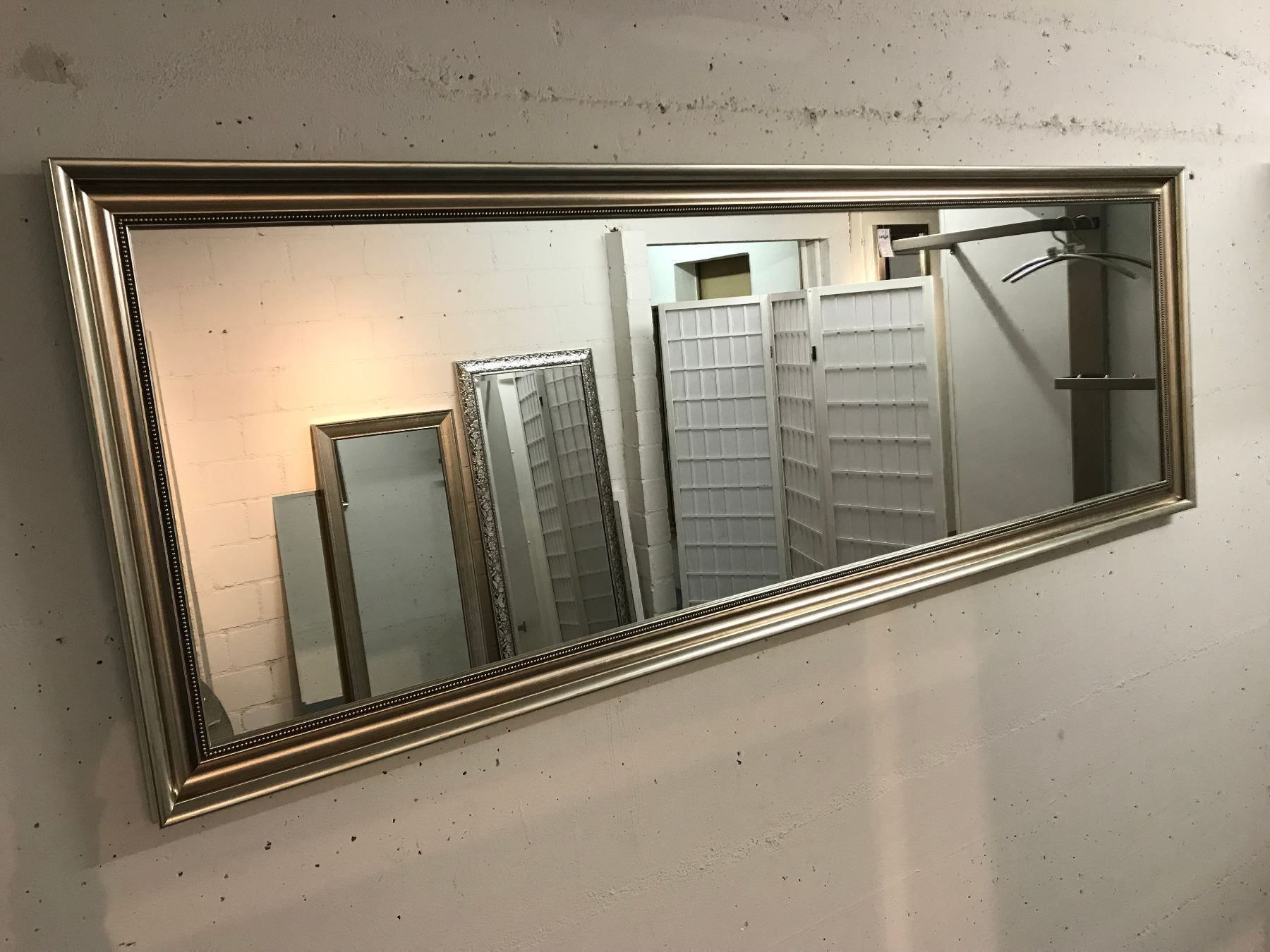 Spiegel: Spiegel PRIA Rahmen silber 65 x 185 cm – Neu und originalverpackt aus Unterentfelden von moebelrufli 2