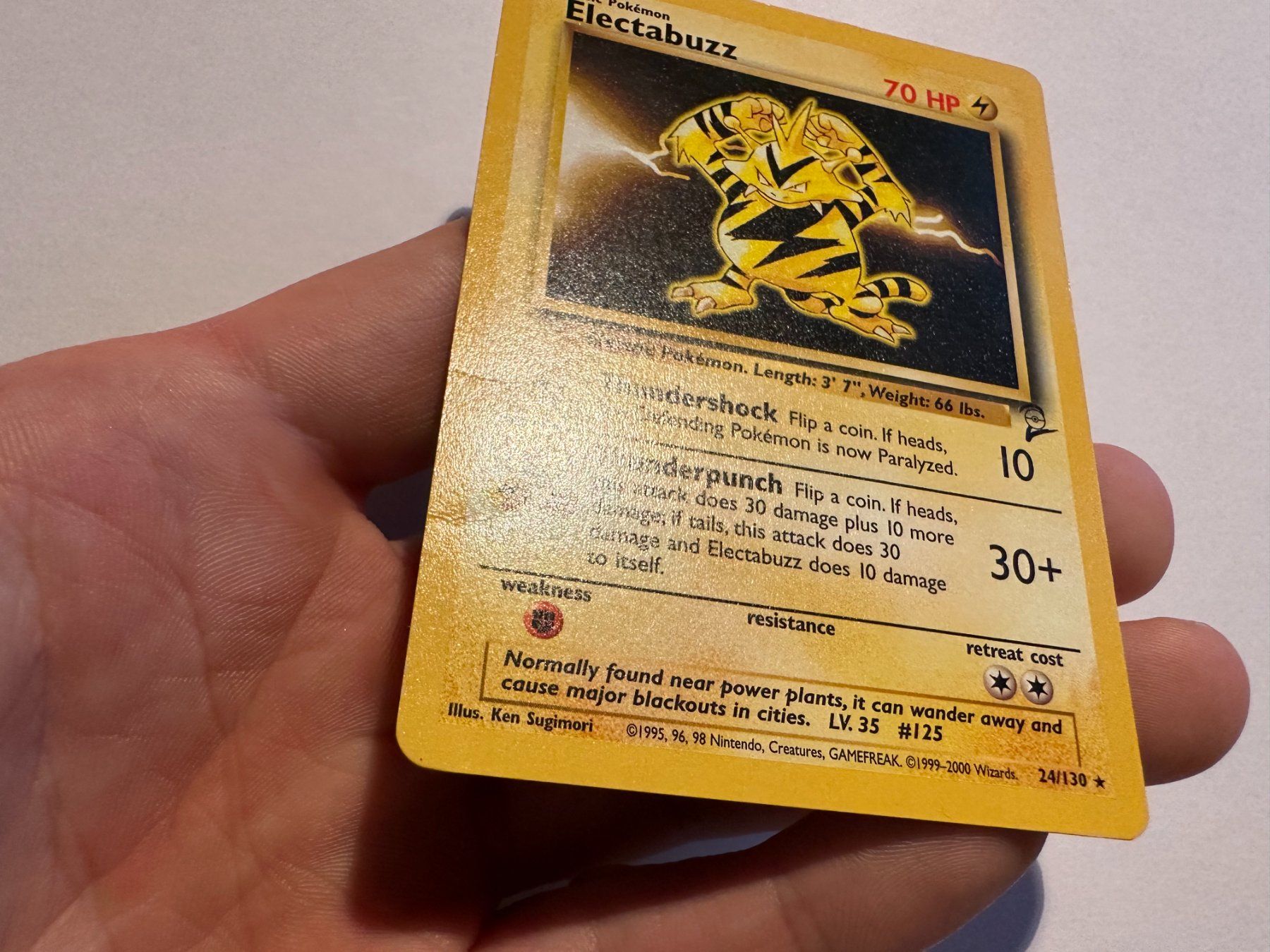 Pokémon Carte collezionabili: Electabuzz non holo Base 2 EN – Usato da Hagendorn venduto da Pokecollectorch 1