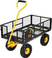 Gartenwagen Bollerwagen Abnehmbaren Seiten Belastbar 400kg