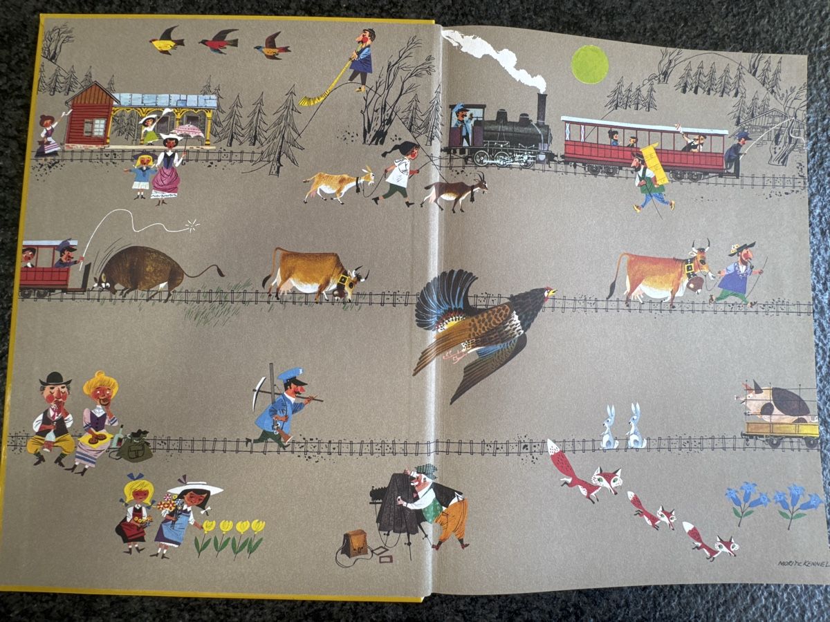 Libri: DIE BERGBAHN Moritz Kennel Rigibahn illustr. Jugendbuch – Usato da Eschenz venduto da Belladog 1
