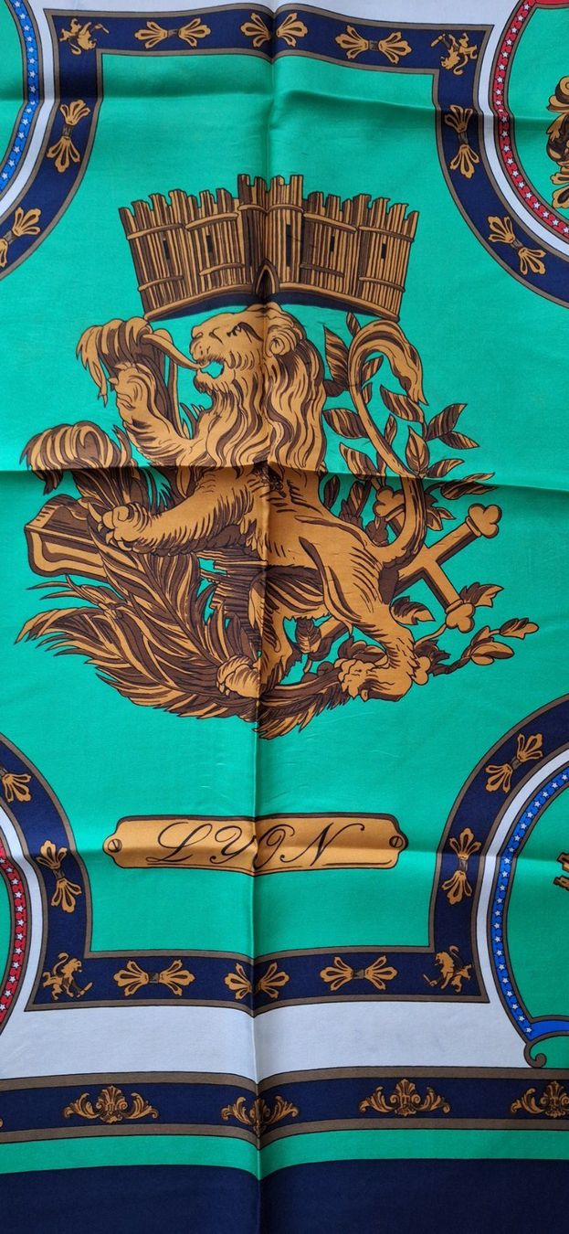 Foulards, Tücher & Schals: Foulard Vintage en soie – Gebraucht aus St-Triphon von Jldr0 6