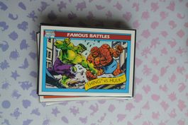 Marvel Universe 1990 - Thing vs. Hulk