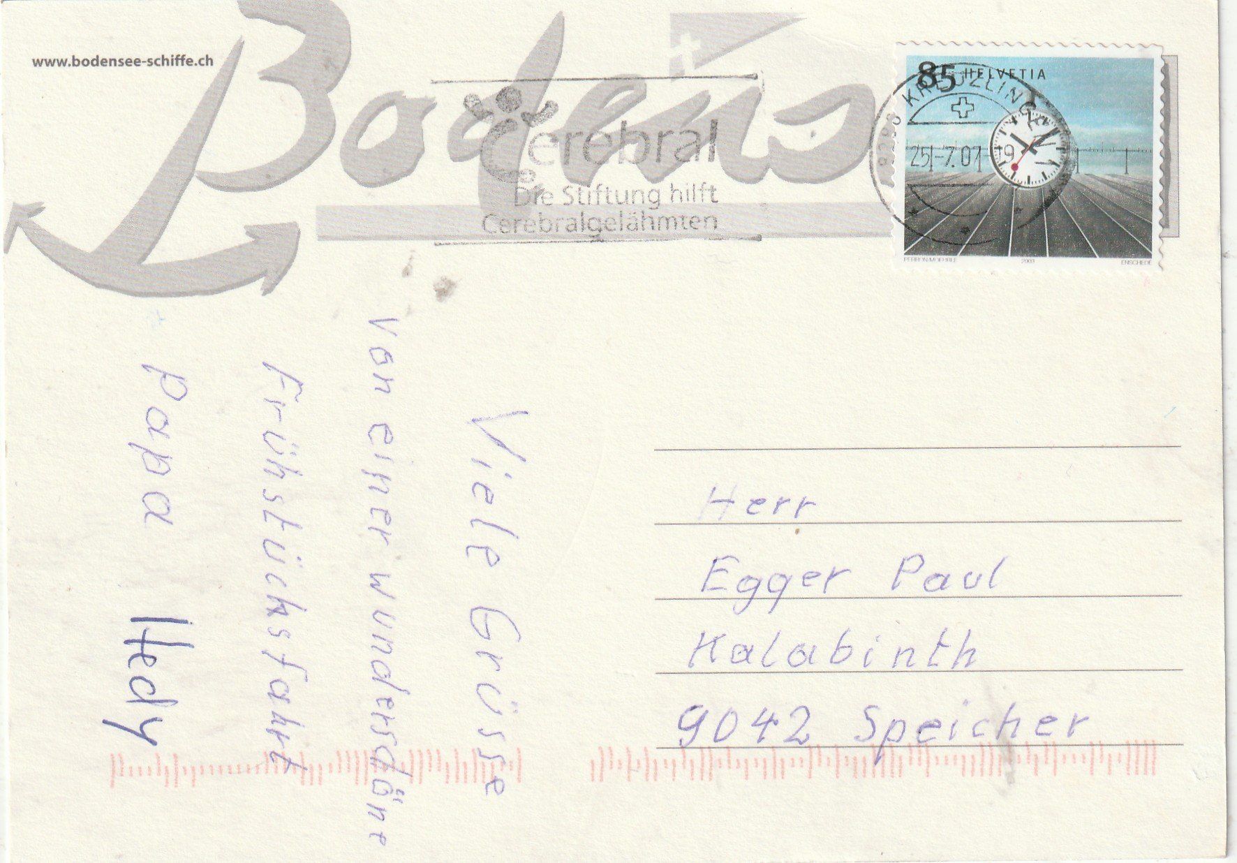 Cartoline postali: Schiffen - Bodensee – Usato da Lumbrein venduto da made02 1