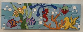 Chantal Guyot Bild Meer-Sujet Acryl auf Leinwand auf Holz