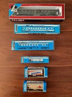 Lot 6 wagons train H0 Märklin & Lima CFF / SBB d'origine