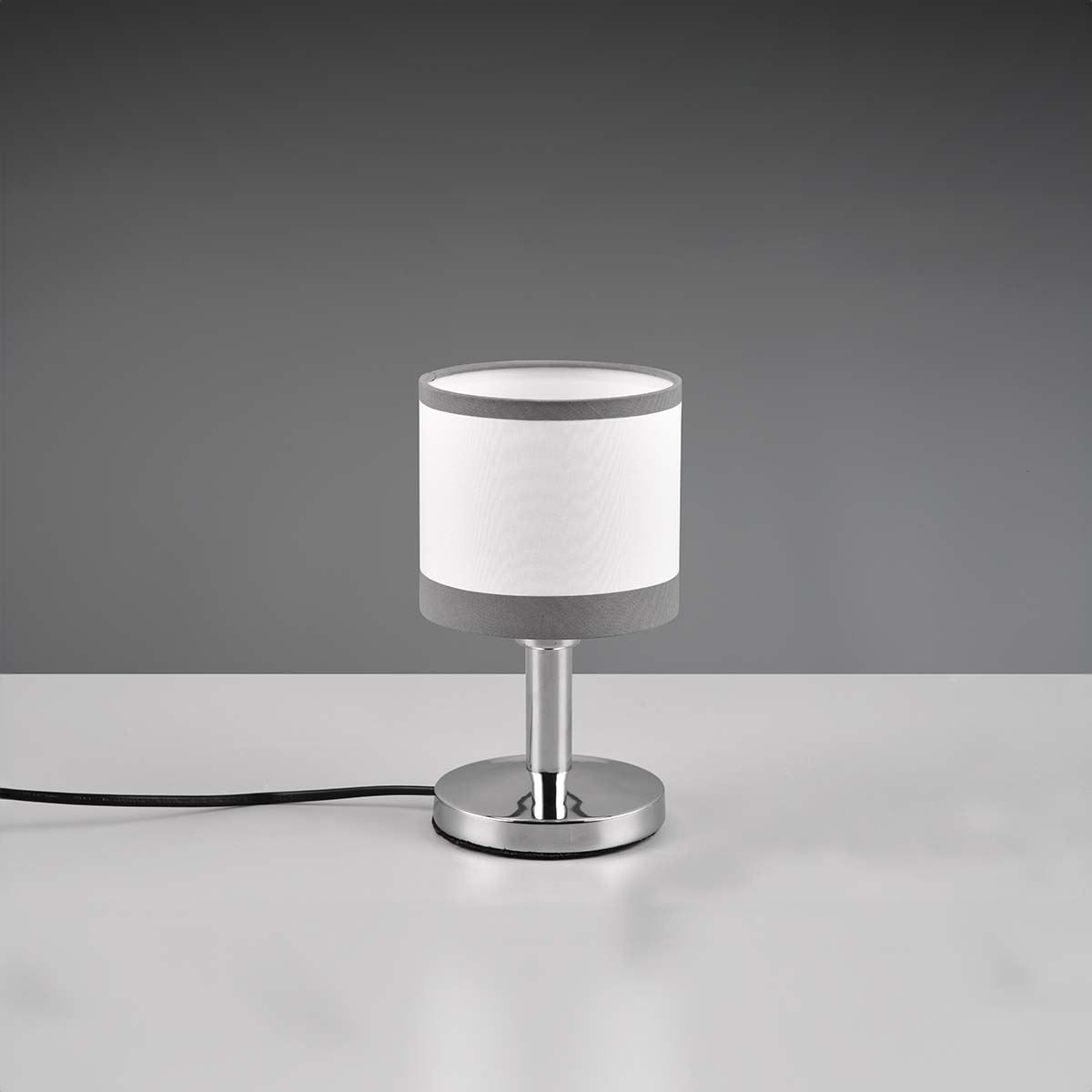 Lampade: Tischleuchte, Stoffschirm, 22 cm Höhe – Nuovo (secondo la descrizione) da Kreuzlingen venduto da Smart-Light 1