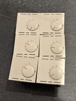 6x Feller Thermostat 4250 230V Weiss