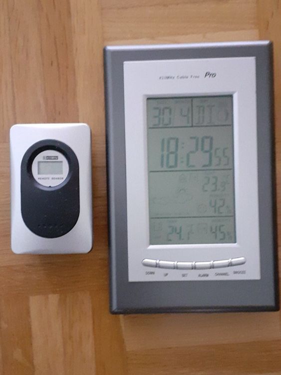 Funk-Wetterstation 433Mhz Cable Free Pro mit Aussensender | Kaufen auf ...