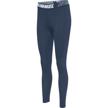 Hummel Hmlte Maja Mid Waist Cotton Tights - insignia blue...