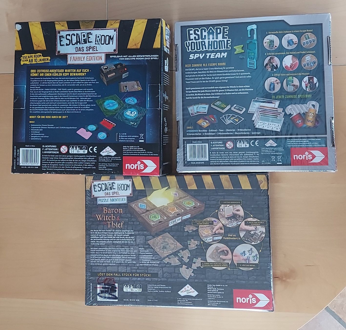 Giochi: Escape Room- Starter-Set plus 2 Erweiterungen NEU – Nuovo (secondo la descrizione) da Läufelfingen venduto da Rubine 1