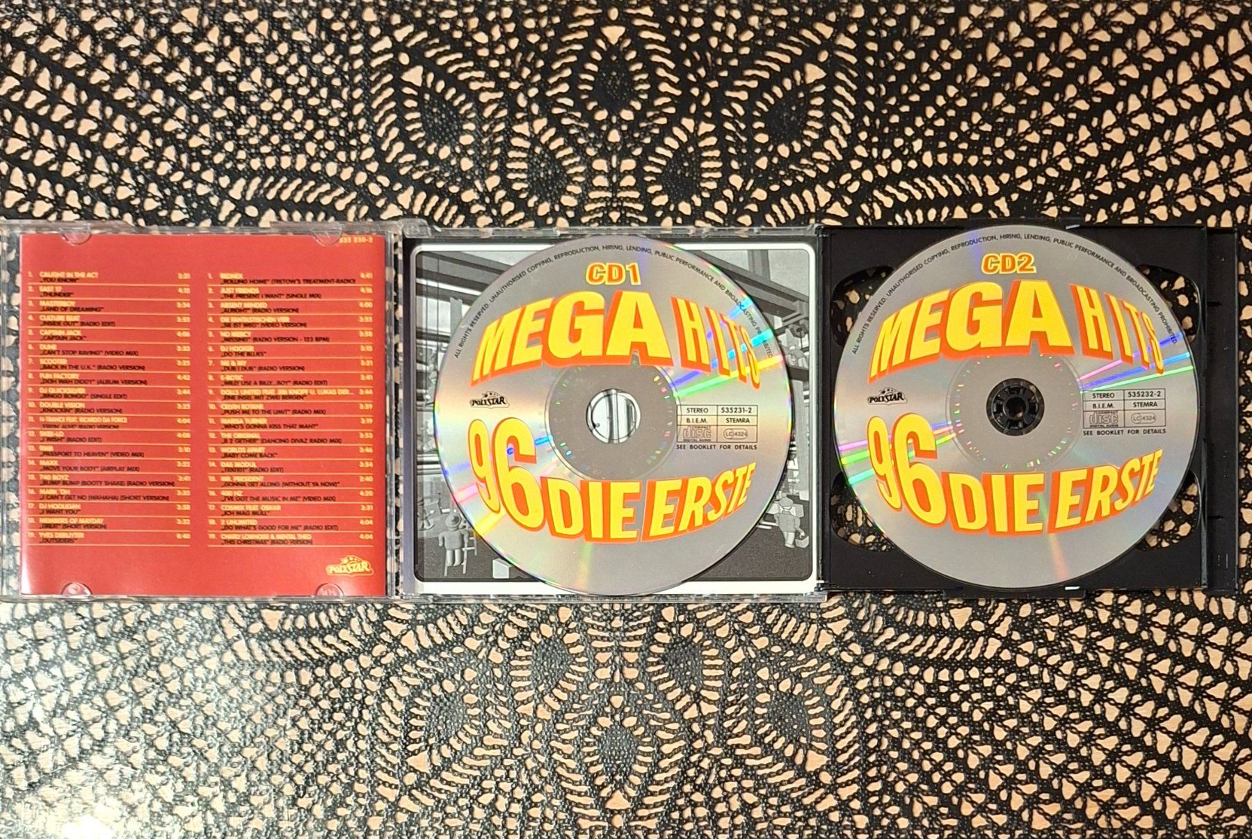 CD: Mega Hits 96 Die Erste, 2CD Pop Hit Compilation Sampler 1996 – Usato da Schönenberg TG venduto da breiti12 2