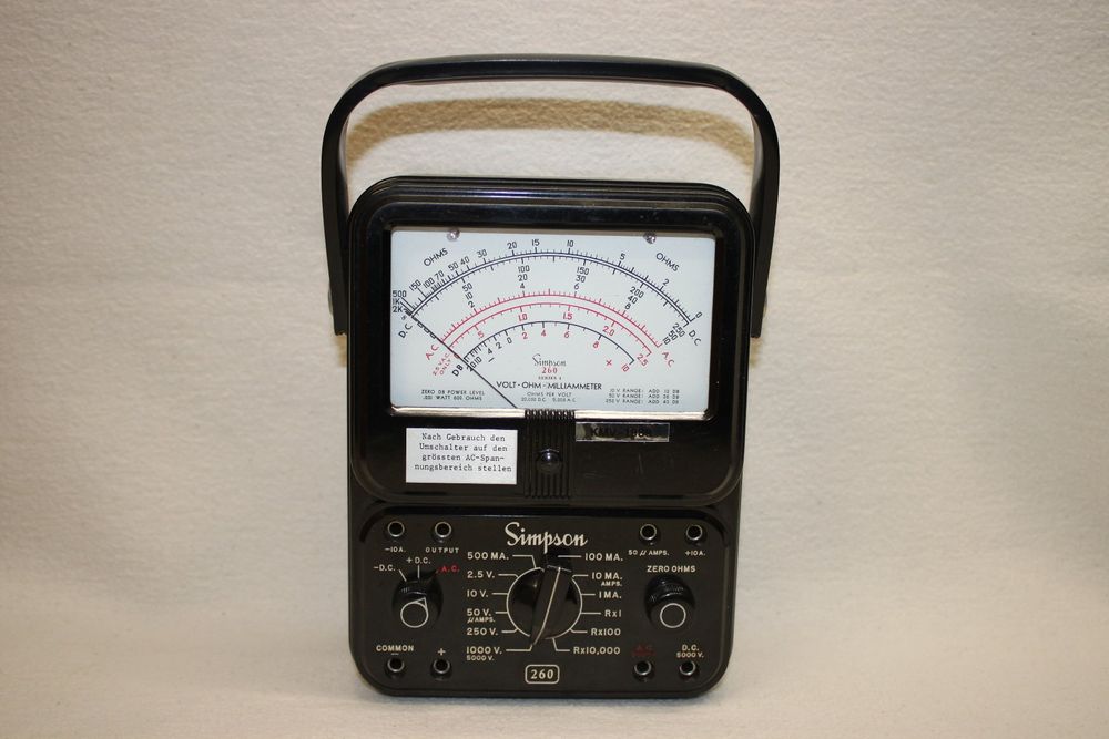 Simpson Multimeter 260 Analog Kaufen auf Ricardo