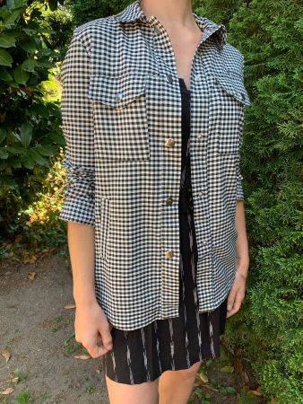 Camicia Blazer a quadri Tally Weijl, tg S/M—per primavera 👍