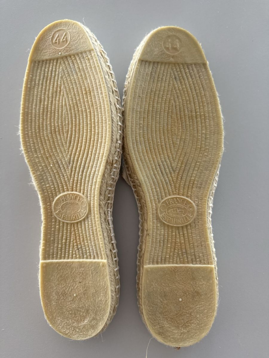 Scarpe da uomo: Espadrilles Beige Size 44 Canvas – Nuovo (secondo la descrizione) da Zürich venduto da nad_s27g 1