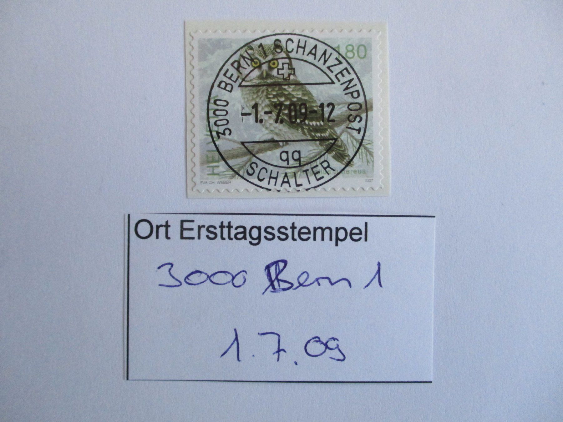 Alle Briefmarken: Voll Ort Ersttagsstempel 3000 Bern 1 – Gebraucht aus Langnau b. Reiden von Aktuell88