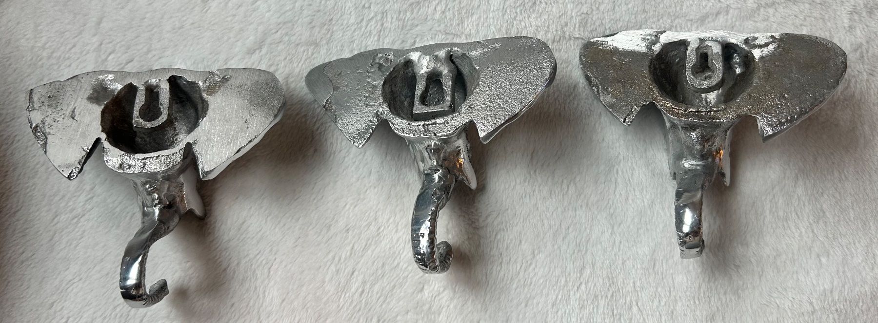 Ferramenta: 3 Wandhaken Elefanten – Usato da Hirzel venduto da ange4586 2