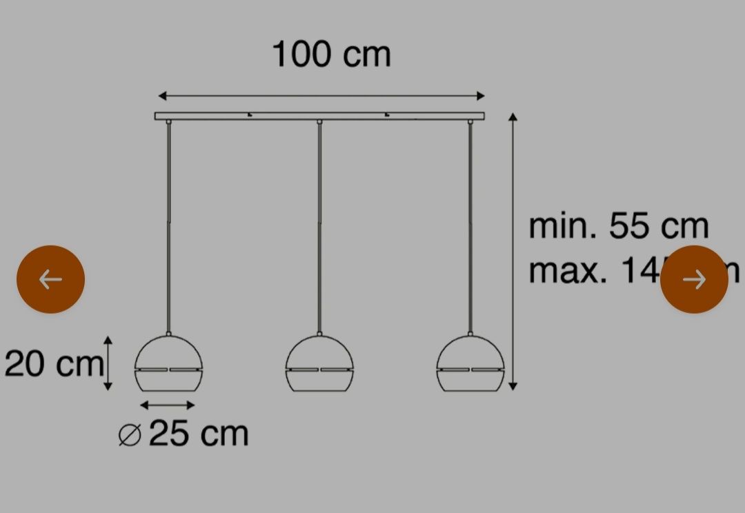 Lampadari & plafoniere: Pendelleuchte/Hängeleuchte schwarz mit goldener Innenseite – Usato da Nottwil venduto da amb2206 4