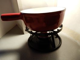Fonduepfanne aus Gusseisen Style n' COOK, rot