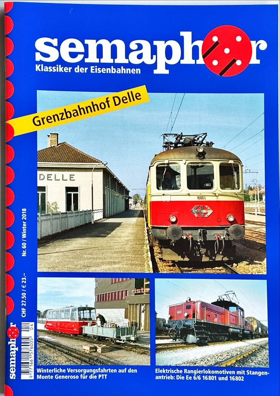 Riviste & Magazine: Semaphor Winter 2018 Nr. 60 – Nuovo e nell'imballaggio originale da Murgenthal venduto da View