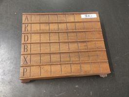 Antikes Brettspiel/Sortier Tafel aua Holz