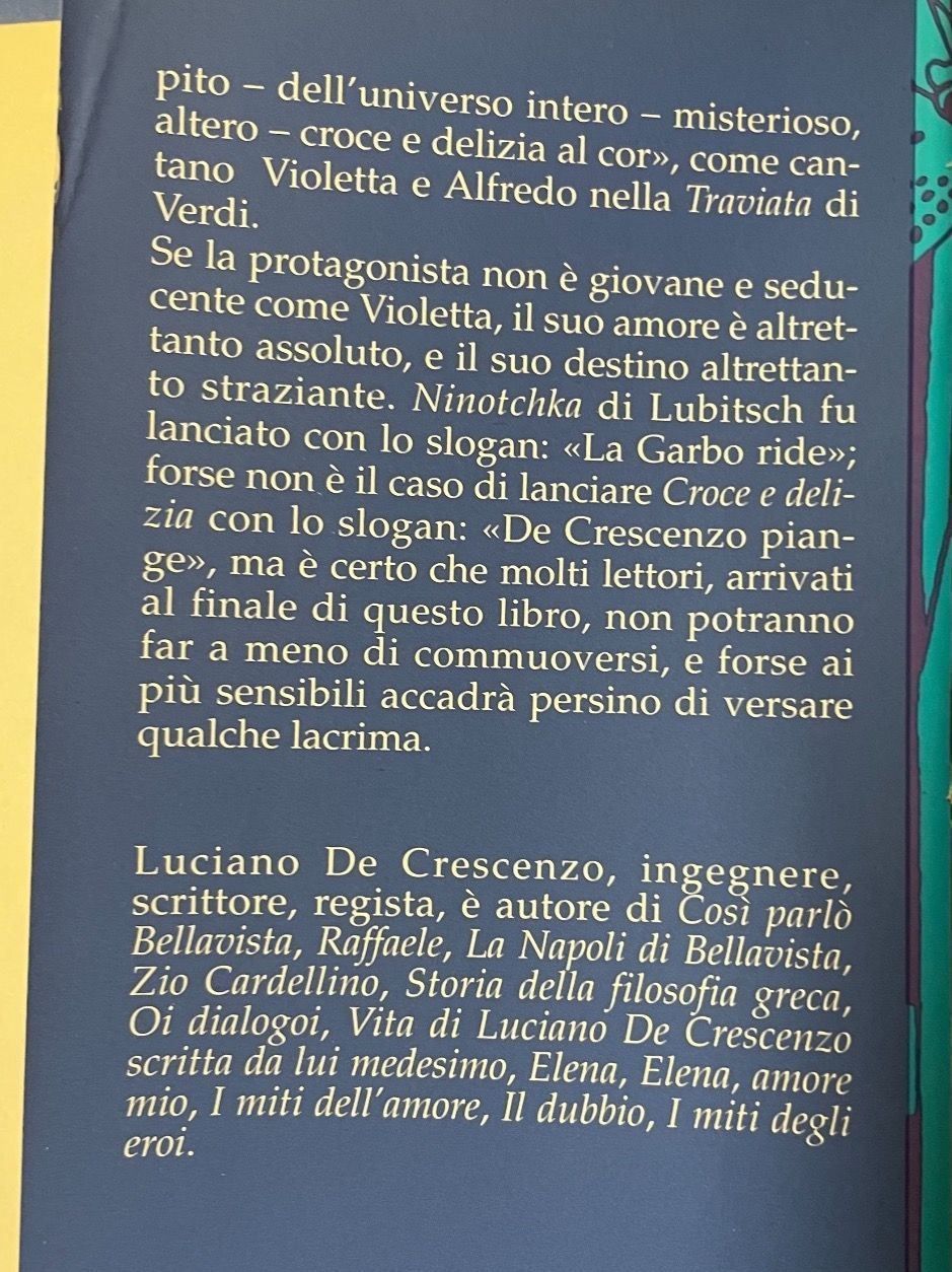 Libri: 🇮🇹 Croce e delizia – Usato da Urdorf venduto da Anassor 3