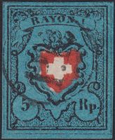 15II.e (Type 36 A2-U) breitrandiges Prachtstück, Kat: 750.-+