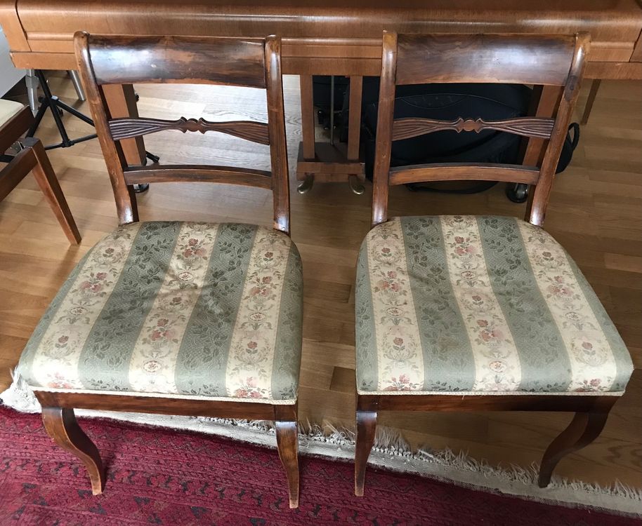 Biedermeier Stühle antik 2 Stück Kaufen auf Ricardo