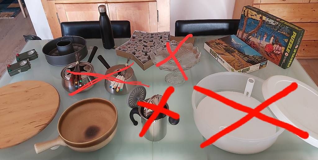 Tutte le decorazioni: Schöne Flohmarktsachen pro Artikel – Usato da Uetendorf venduto da Ladouce