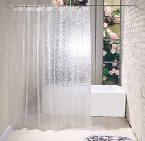Transparenter Duschvorhang Trübungsoptik 180cm