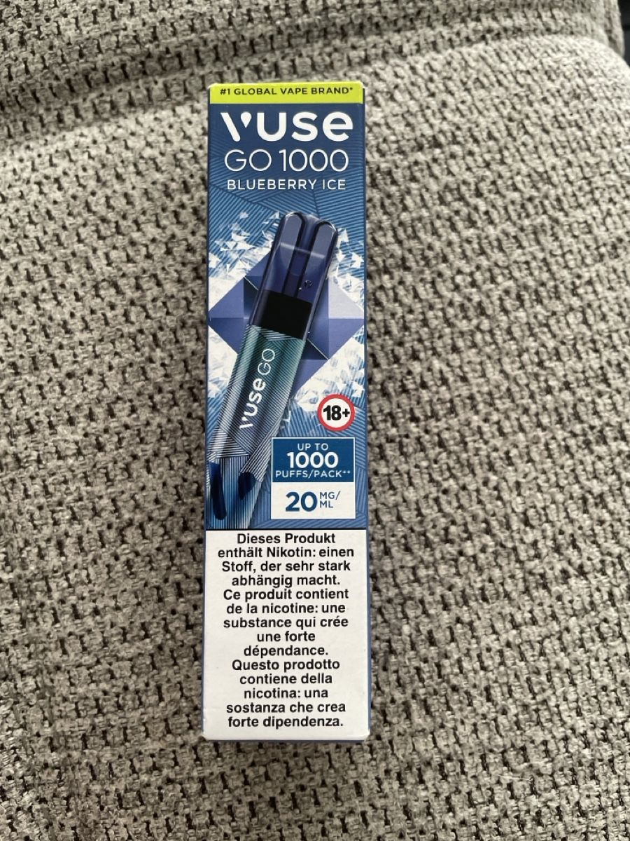 Altri Prodotti per fumatori: Vuse GO 1000 Blueberry Ice 20mg/ml neu – Nuovo e nell'imballaggio originale da Zürich venduto da Sagres_999