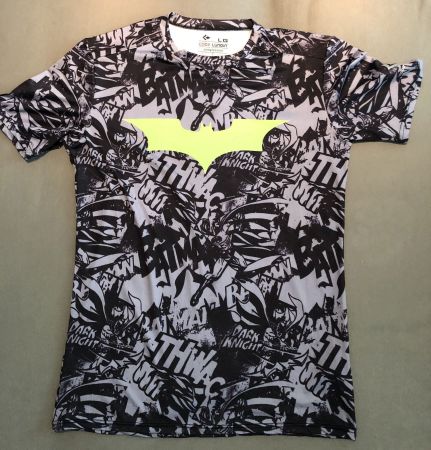 Batman Fitness Kompressions-Shirt L