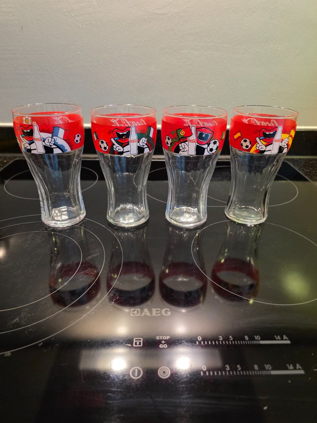 Coca-Cola Bicchieri: Coca Cola Gläser Euro 2012 – Usato da Villmergen venduto da stier74