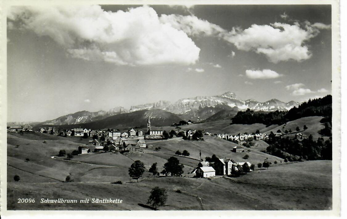 Cartoline postali: Schwellbrunn 1958 – Usato da Hochdorf venduto da Ziegel-16