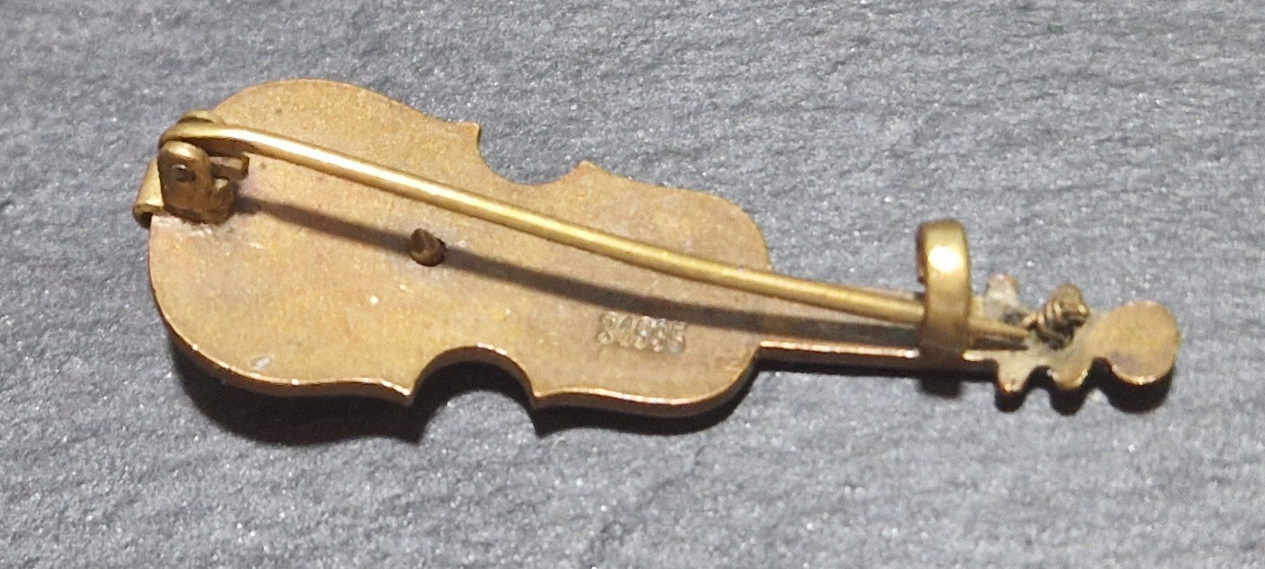 Spille & Fermagli: Antike Jugendstil Geigen-Brosche – Usato da Winterthur venduto da Sadega 4