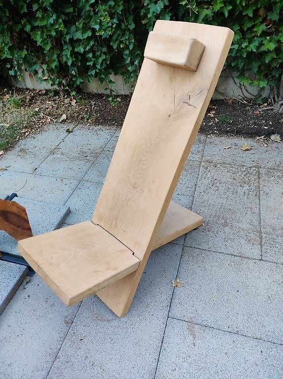 Sedie: Chaise en bois de chêne  – Usato da Lausanne venduto da Sturz_88 2