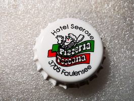 Ansteckpin 4: Pizzeria Toscana, Hotel Seerose Faulensee