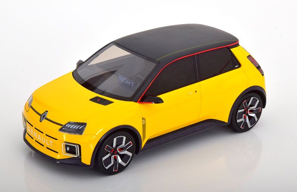 Renault Modellautos: RENAULT 5 E-TECH PROTOTYP 2021 GELB 1:18 OTTO – Neu und originalverpackt aus Suhr von