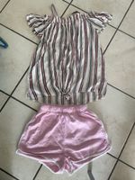 Sommerset Gr. 170: Top mit Streifen & rosa H&M Shorts Gr.170