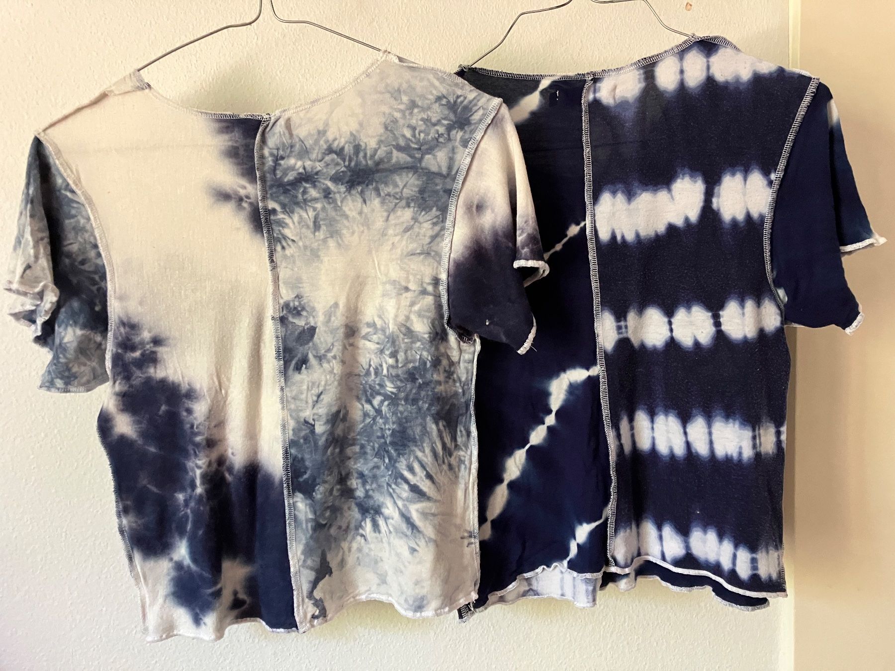 T-shirt: 2x Rework Patchwork T-Shirts, Grösse S-M – Usato da Zürich venduto da MonkeyTunes 4
