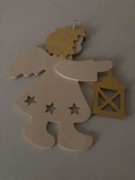 Holzengel mit Laterne, Weihnachtsdeko, Handarbeit,Top!