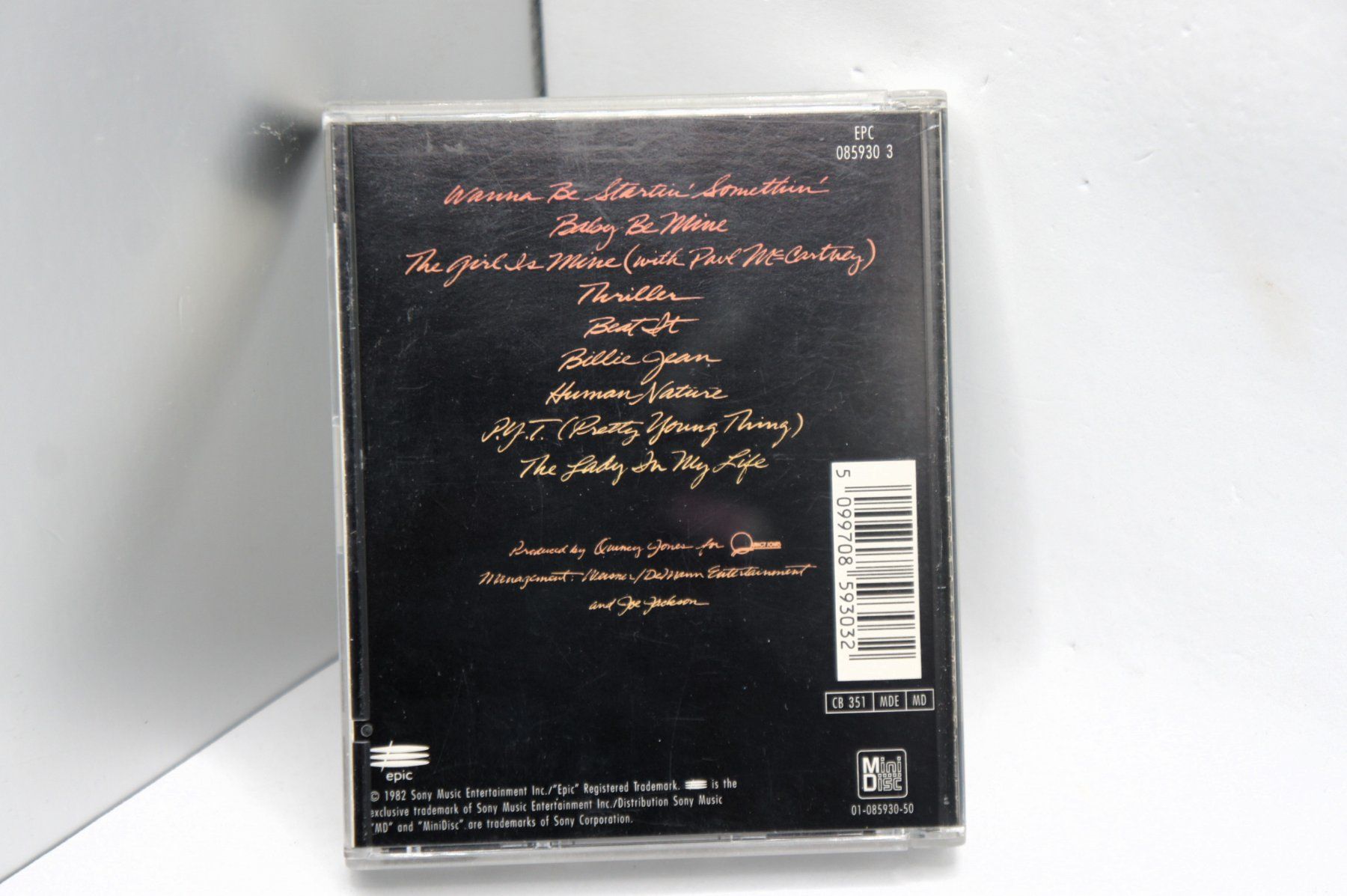 Sony Minidisc: Mini Disc Michael Jackson - Thriller / Minidisk – Usato da Ernetschwil venduto da luisvonerni 2