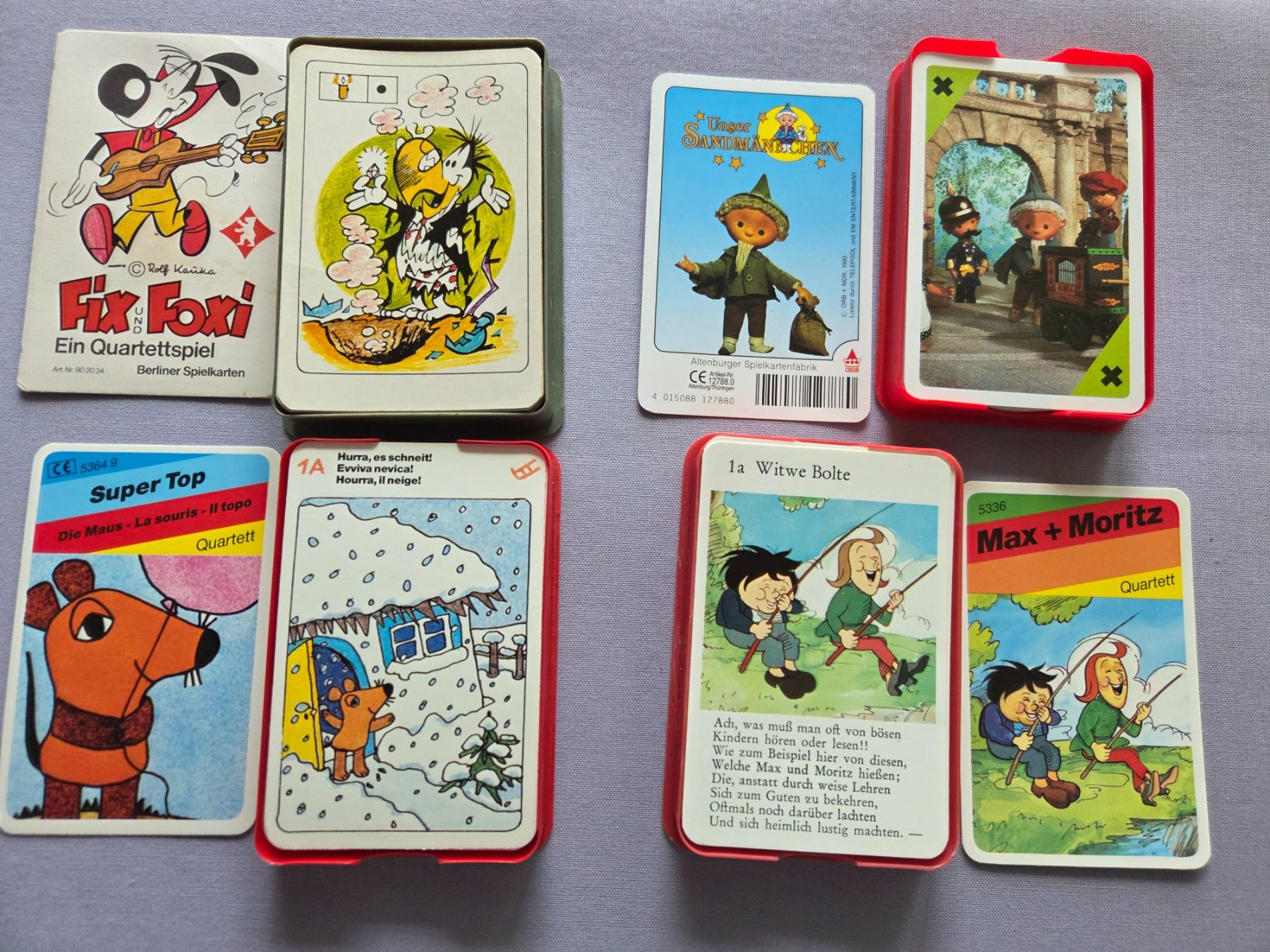 Jeux: 10 alte Quartette – D'occasion à Münsingen par Sokilein 1
