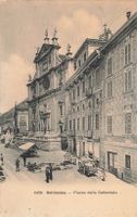 Bellinzona TI Piazza della Cattedrale