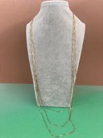 Vergoldet Drei-in-Eins-Kette (40cm)