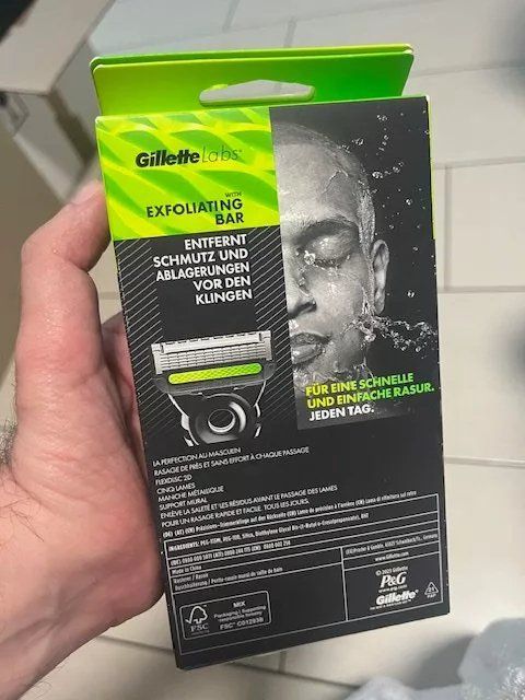 Gillette Rasoi & Lamette da barba: Gillette Labs rasoir – Nuovo e nell'imballaggio originale da Noville venduto da Berlusconi55 1