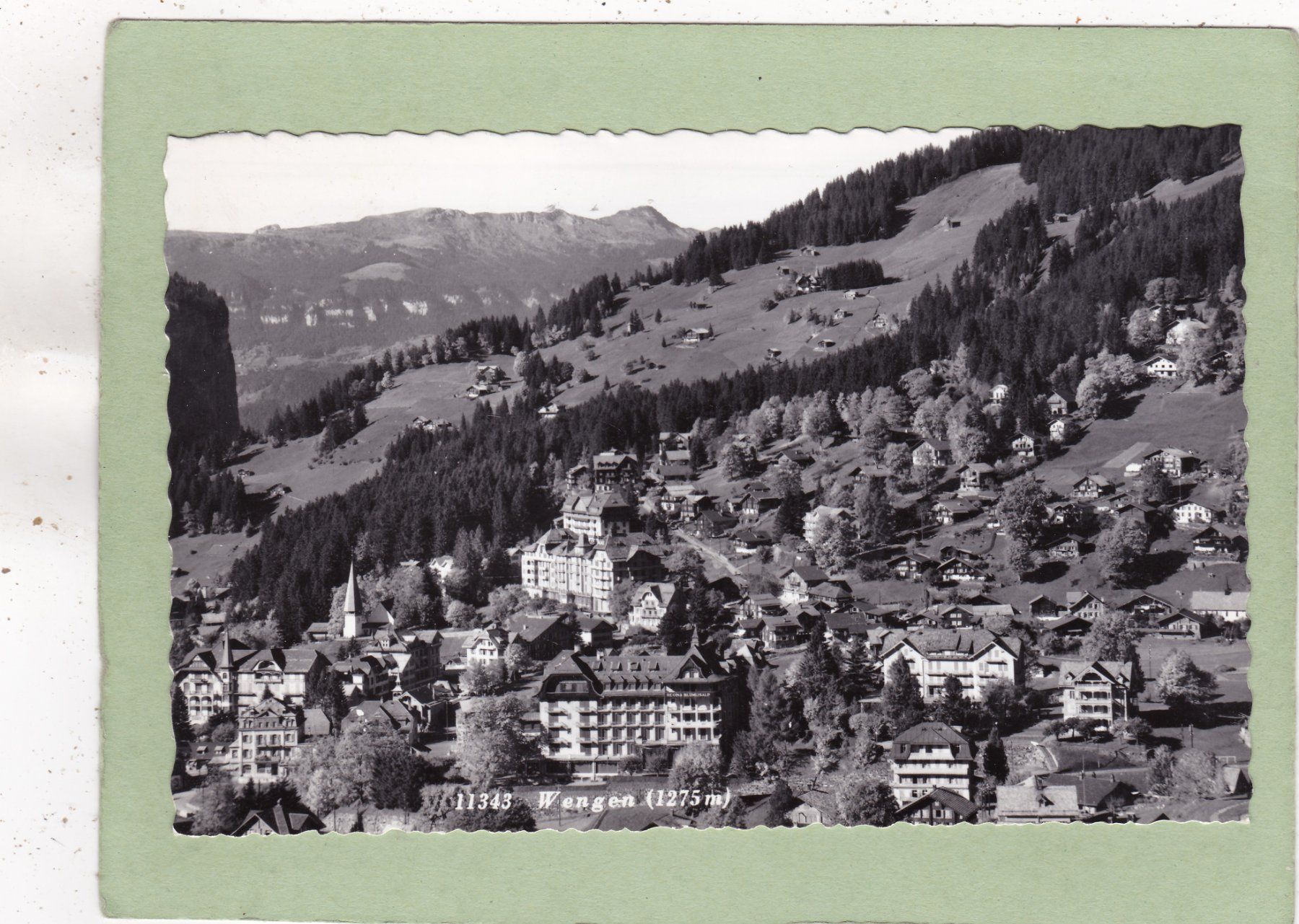 Ansichtskarten: Wengen 1959 – Gebraucht aus Herisau von Lisegrat2008