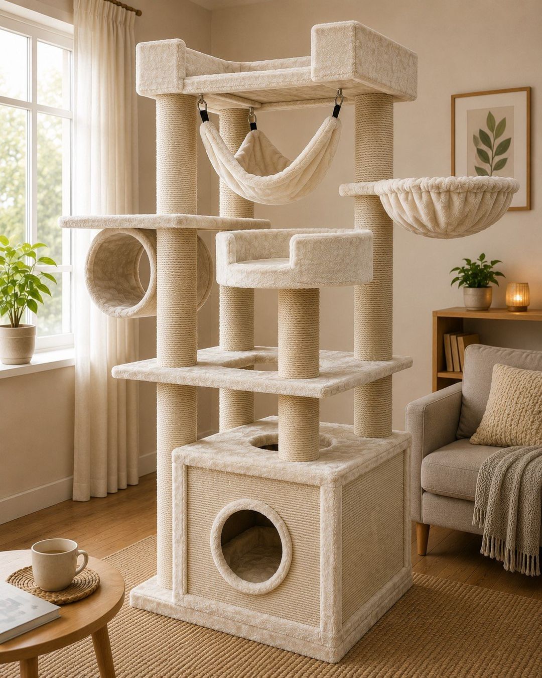 Arbres à chats: PREMIUM KATZENBAUM Kratzbaum massiv+neu – Neuf avec emballage d'origine à Eschenbach LU par PETHOMES_AG